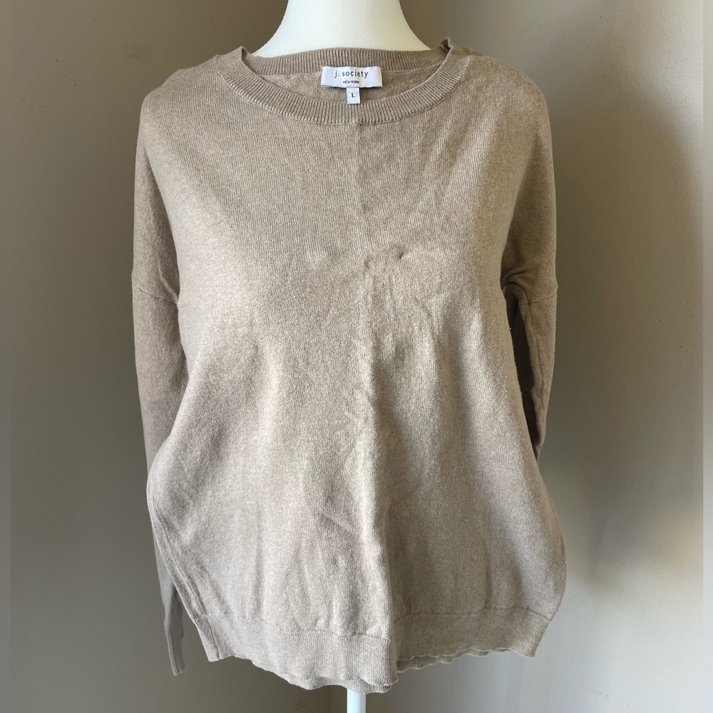 Women's J. Society Heart Sleeve Sweater - Sz. L